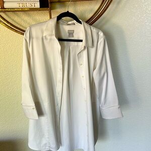 Chico’s Woman’s Collared Dress Shirts-Lot 2